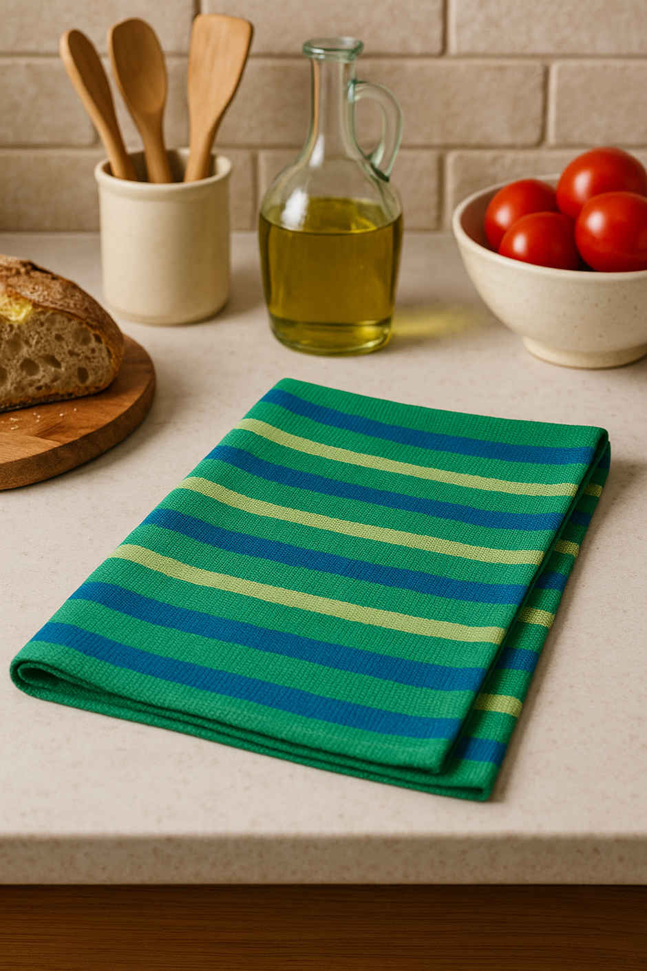 HD Creations Kitchen Towel | Green - 40 x 60 cm Combo