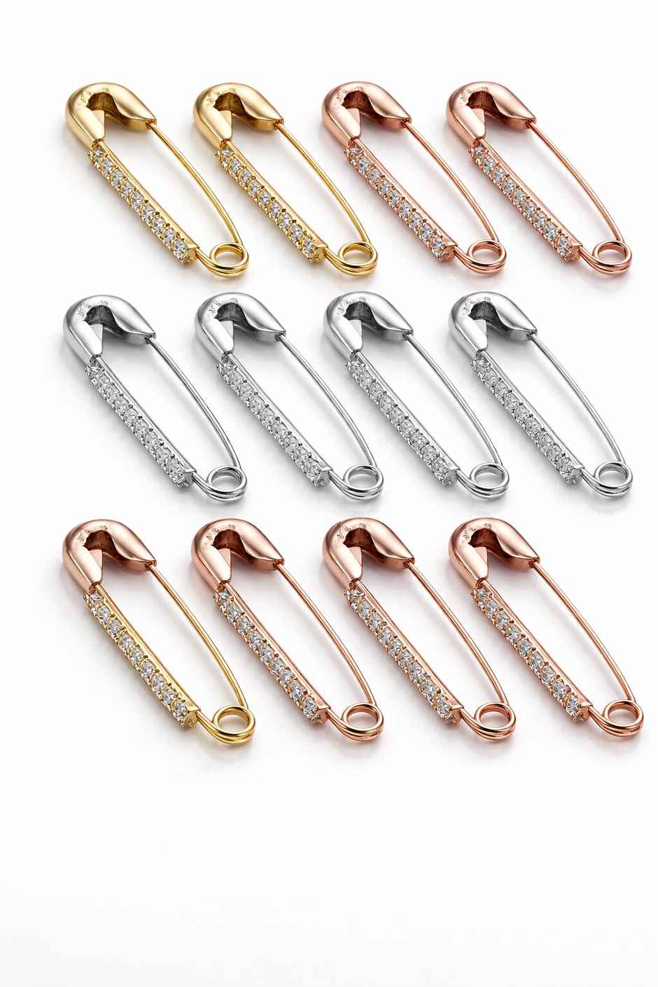 The Opal Factory Accessories | Safety Pin | Silver Gold Rosegold