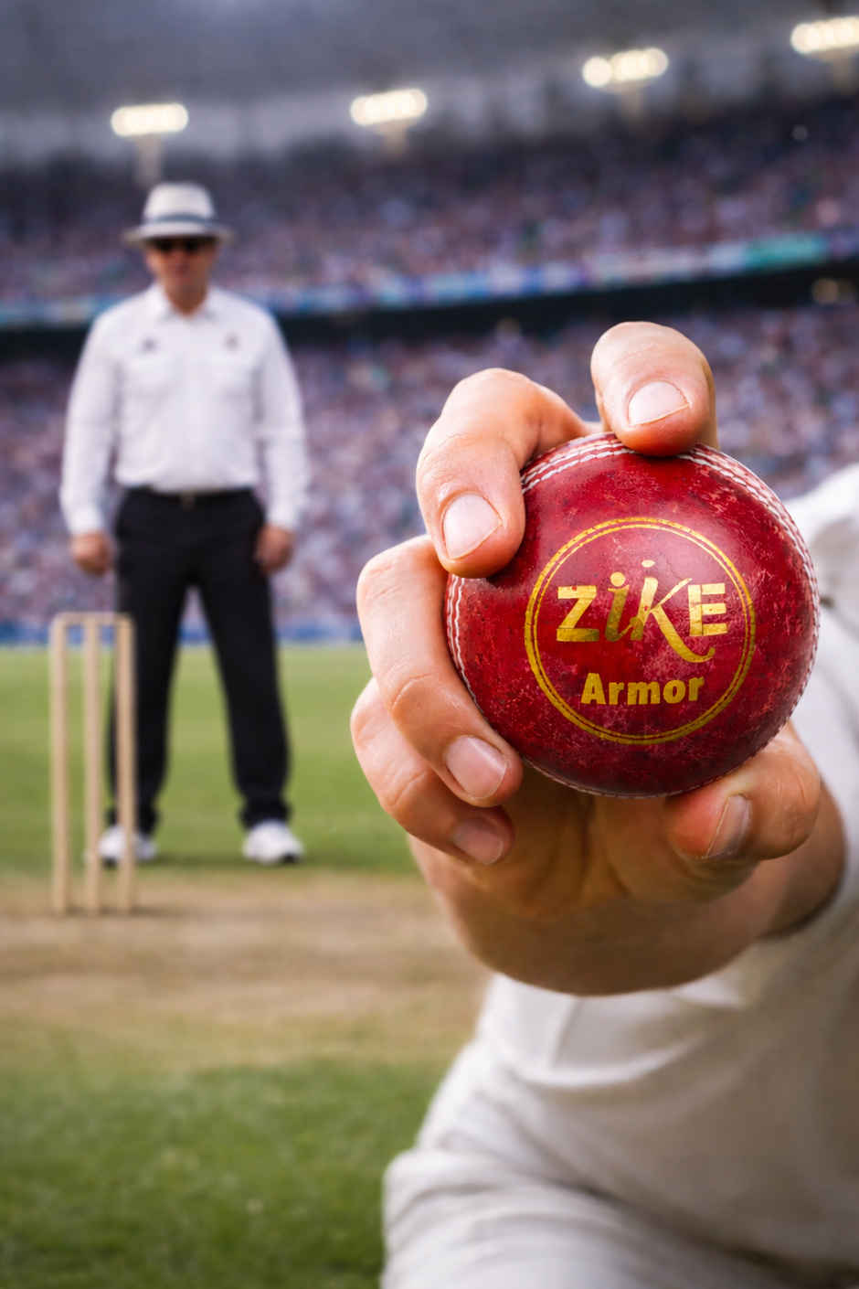 Zike Armor Leather Ball (Red)