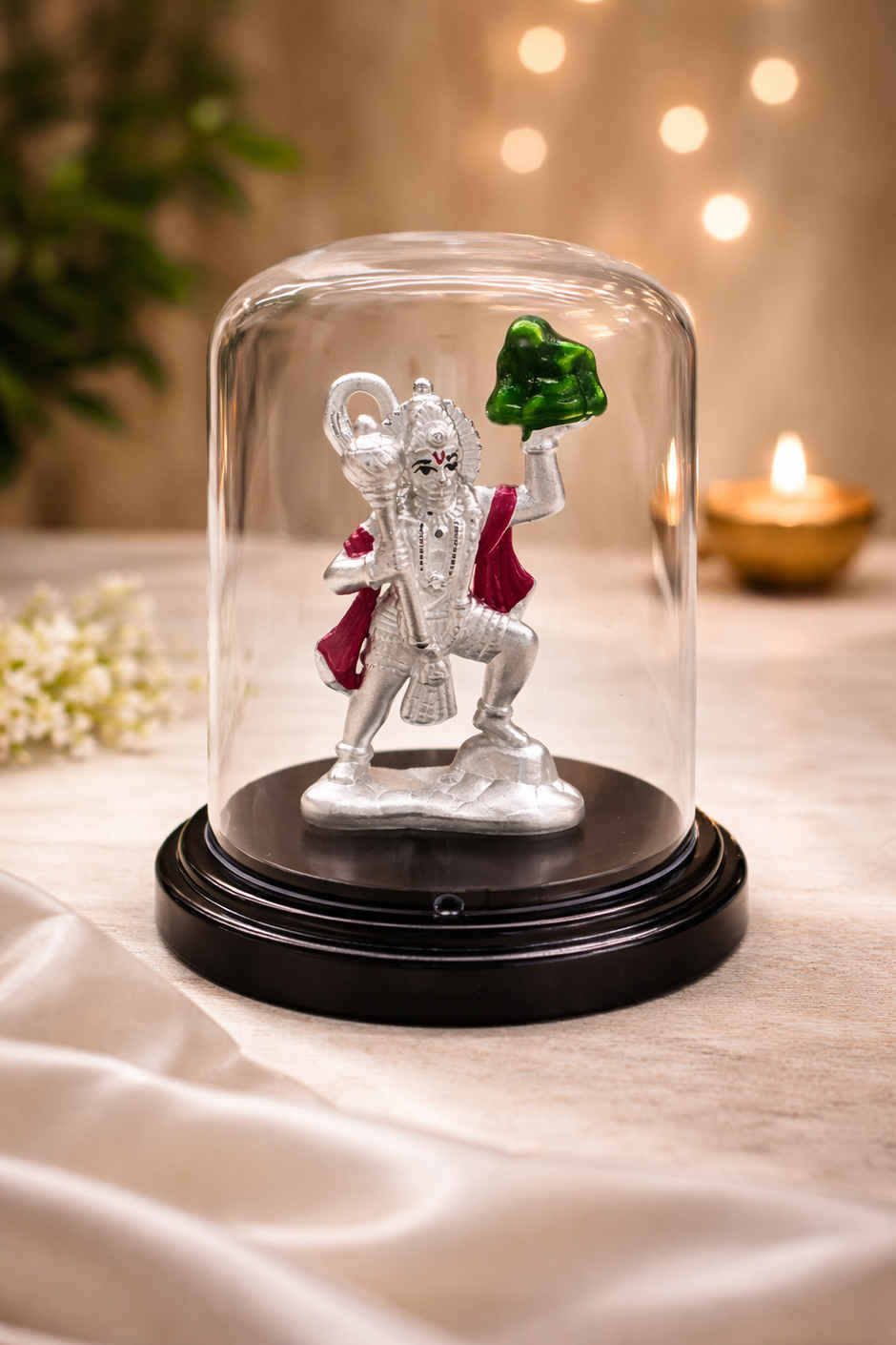 Pure Silver Hanuman Silver Idols for Home Temple | 4 grm | PNG Jewellers