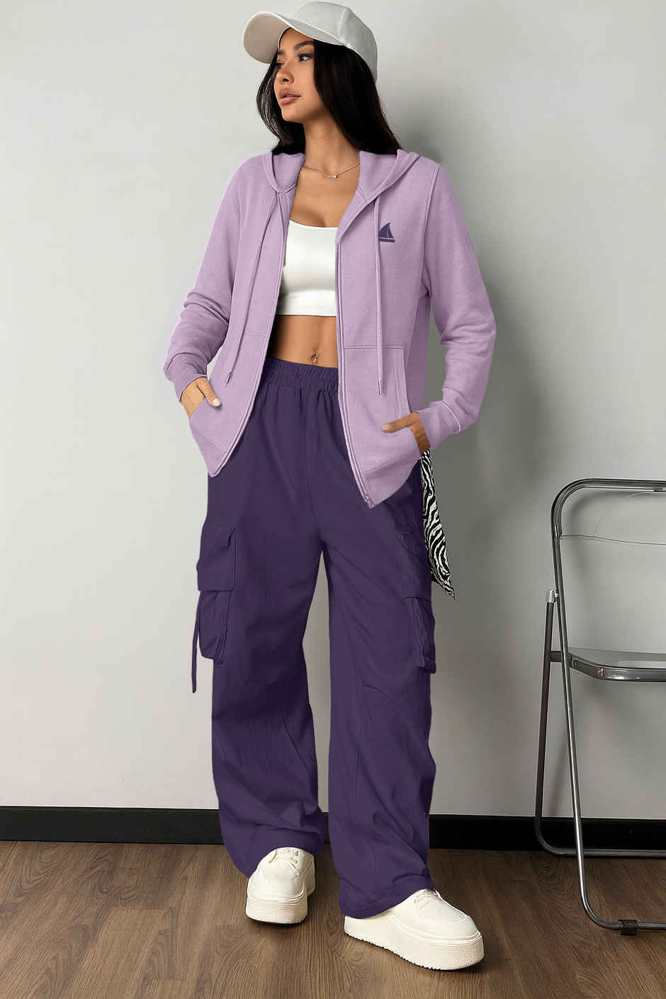 The Dry State Women's Sweatshirt | WSWE1927D | Lavender - L