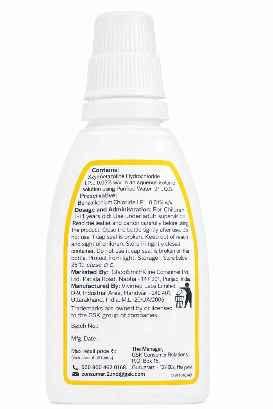 Otrivin Paediatric Nasal Drop