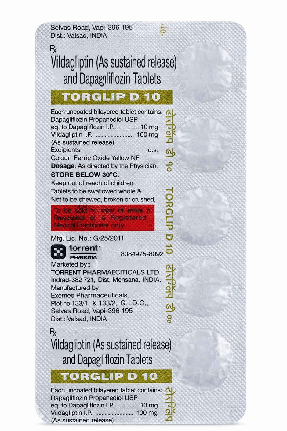 Torglip D 10 Tablet SR