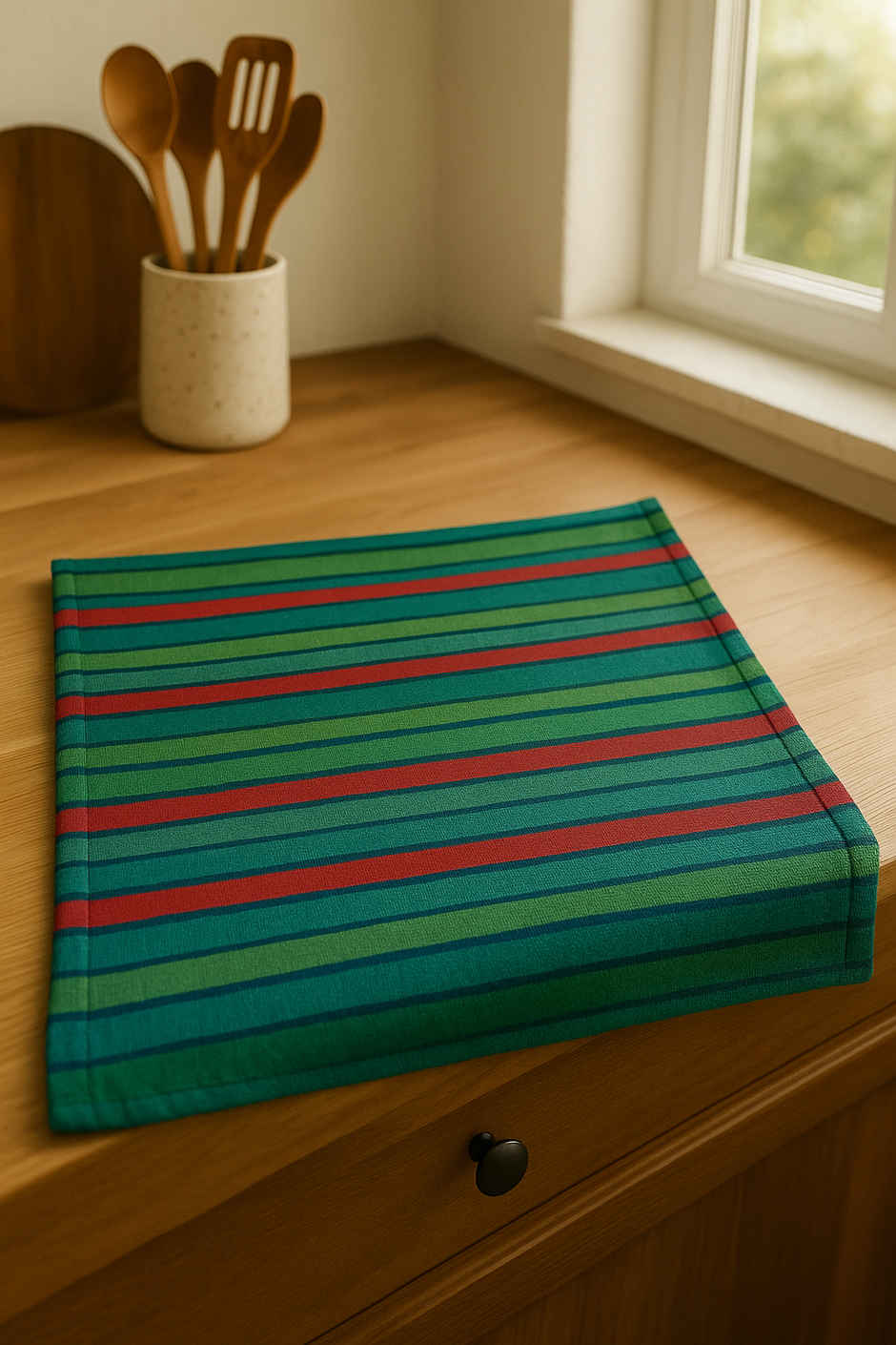 HD Creations Kitchen Towel | Green - 40 x 60 cm Combo