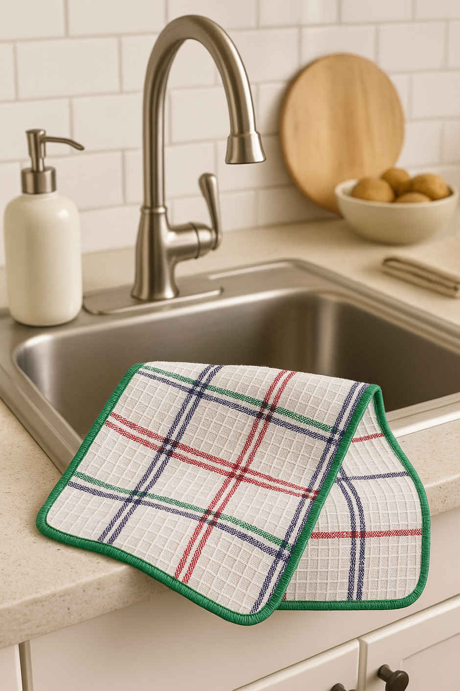 HD Creations Dish Cloth Set | Multicolour - 36 x 36 cm Combo 