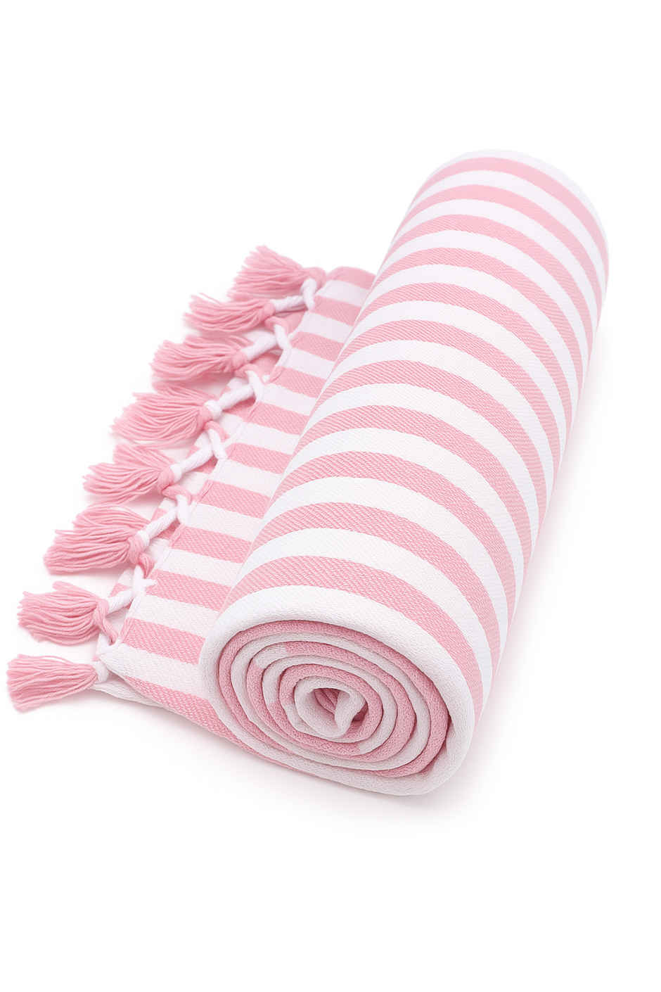 HD Creations Juno Cotton Bath Candy Pink Stripe