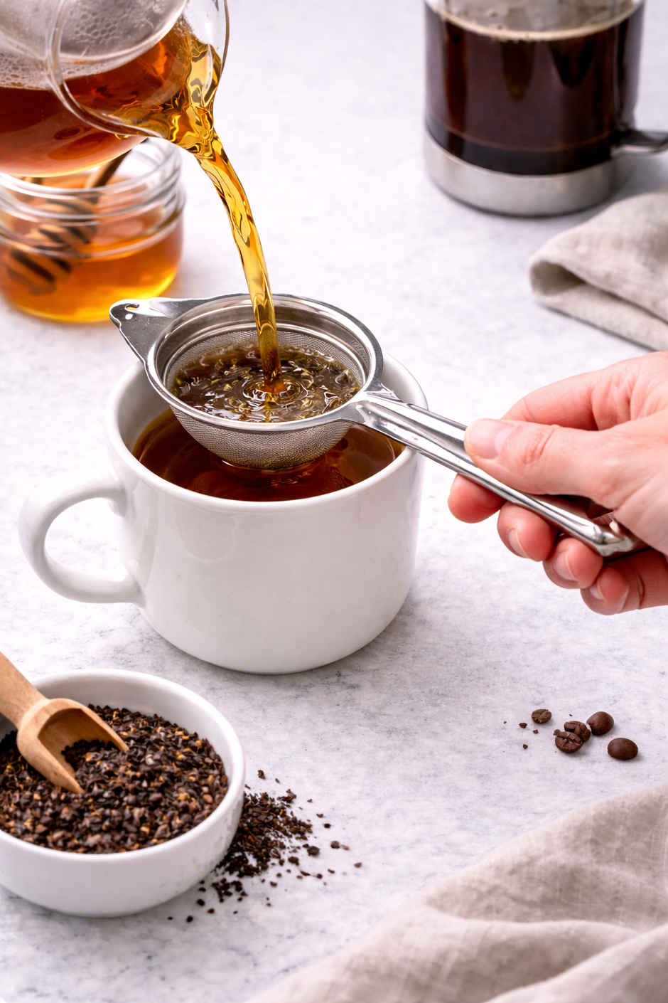 Petals Stainless Steel Tea/Coffee/Chai/Channi/Strainer Filter | 8 cm diameter