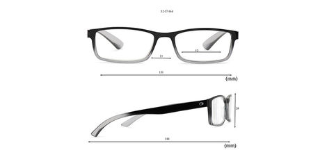 Specsmakers Unisex Solid TR90 Computer Glasses | Black
