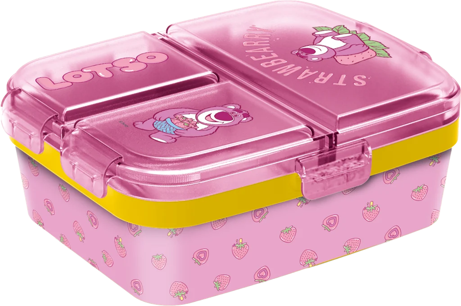 Striders Multi Compartment Rectangular Sandwich Box Toy Stridersy 3 Lotso | XL