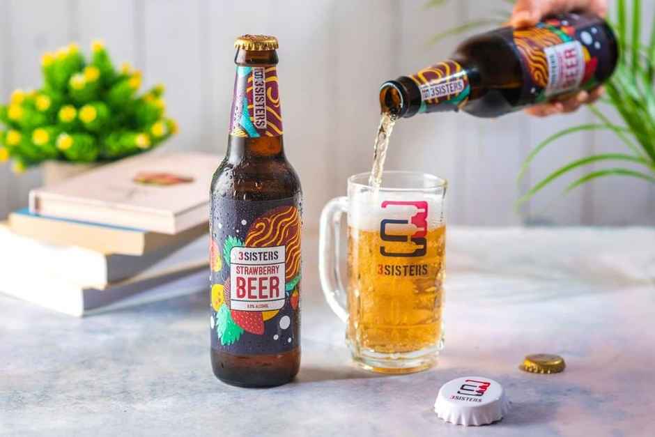 3 Sisters Strawberry Non-Alcoholic Beer
