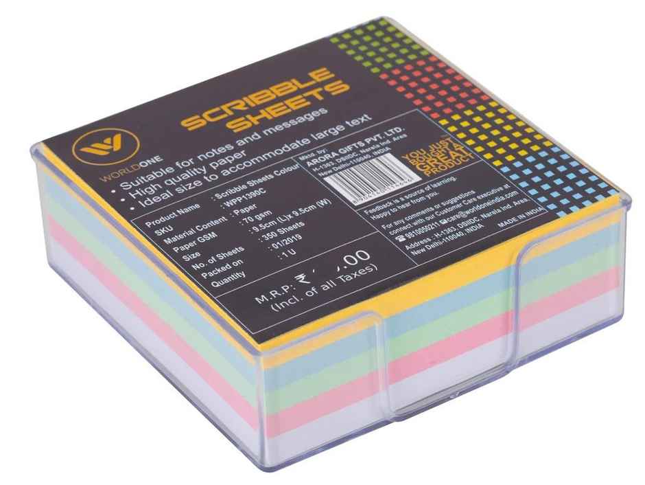 Worldone Scribble Sheets Colored