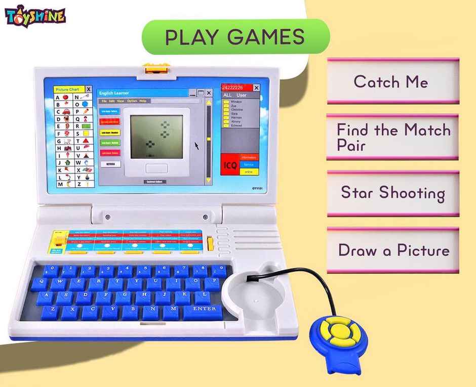 Toyshine 20 Activity Learning Laptop | 3+ Years