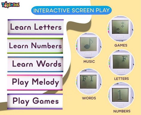 Toyshine 20 Activity Learning Laptop | 3+ Years