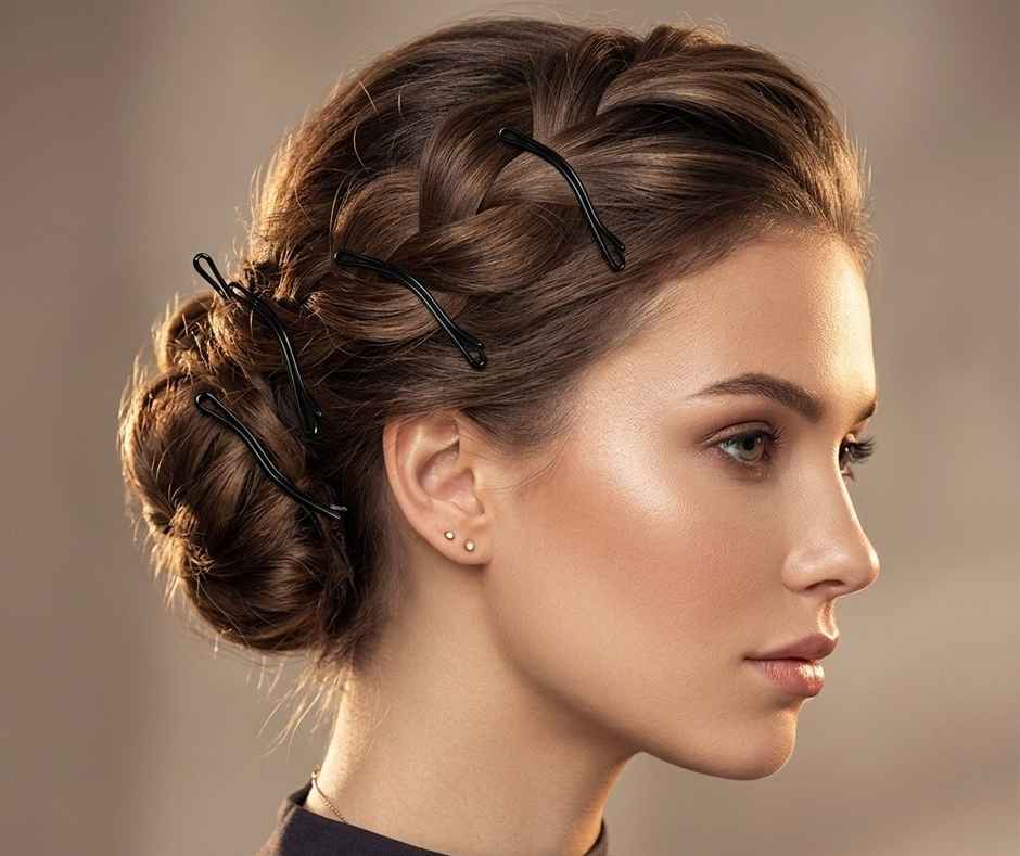 Micro Inch Mini Hair Pins for Girls and Women | Black