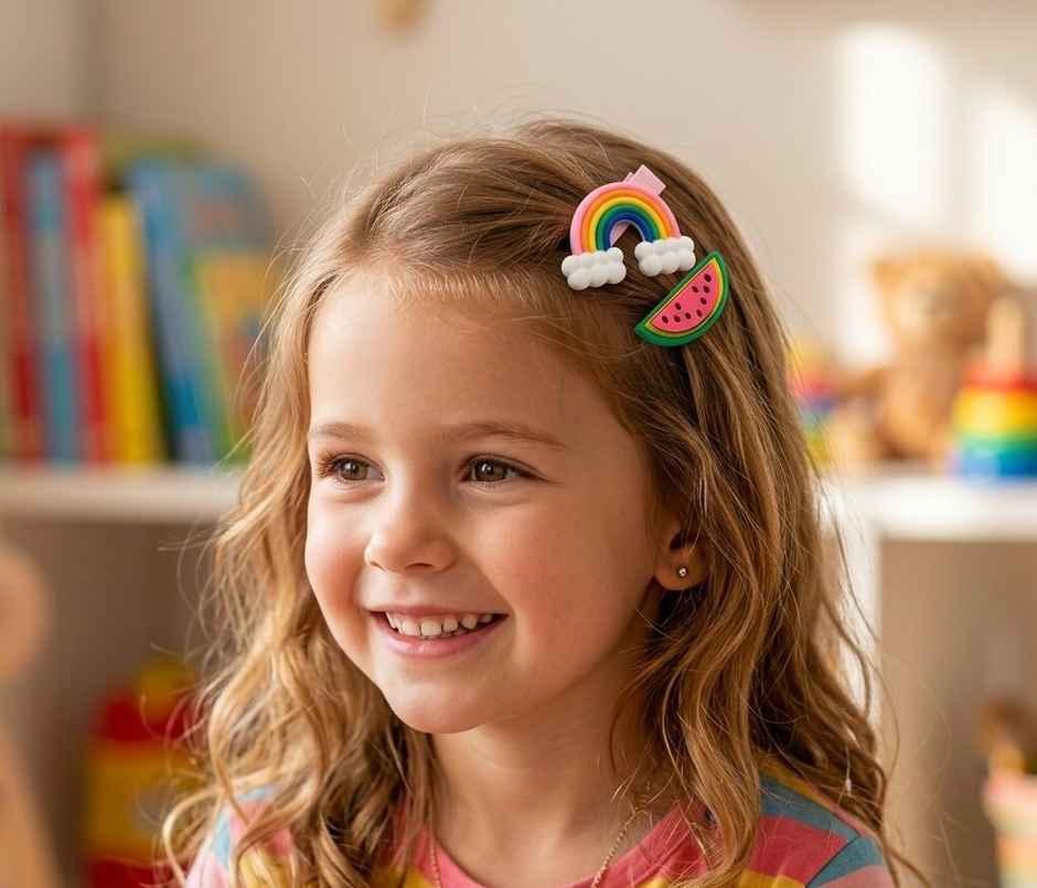 The Opal Factory Hair Accessories | Clips for Kids | Mini | Pastel Color