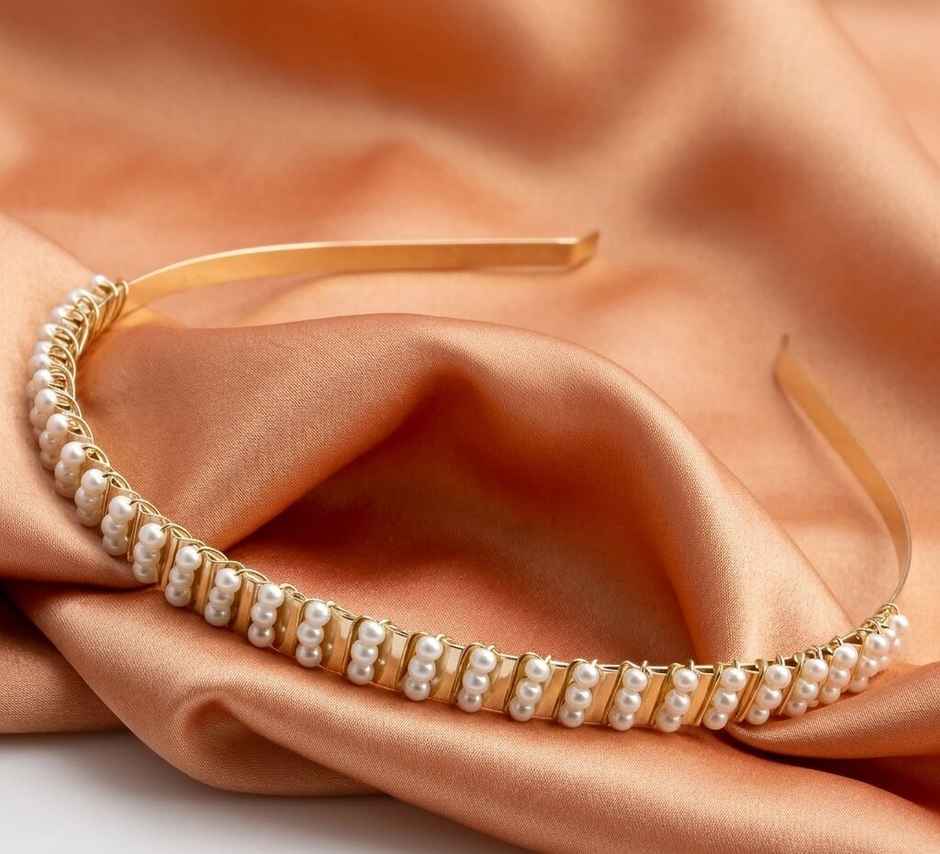 The Opal Factory Hair Accessories | Pearl Alice & Headband