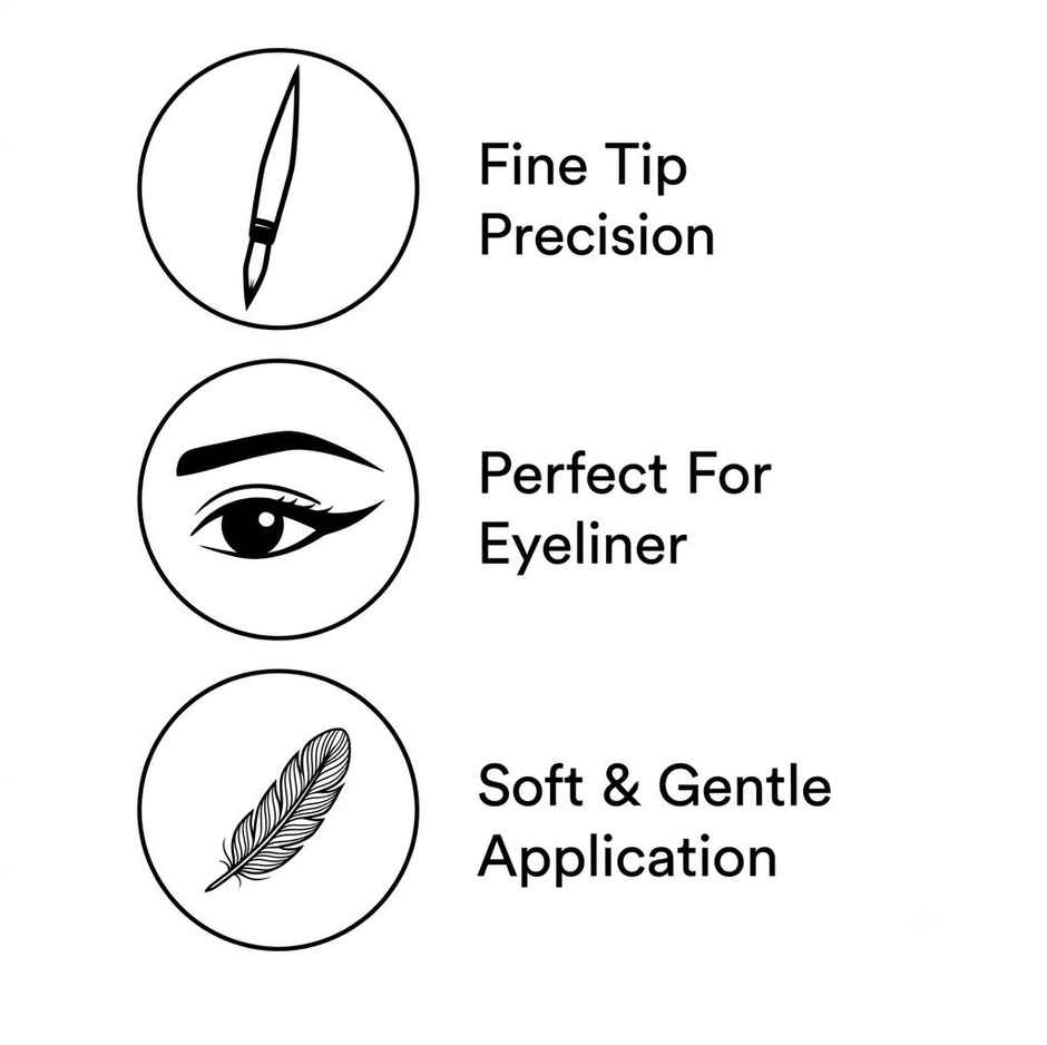 Bronson Professional Smudging Smokey Eyeliner Brush