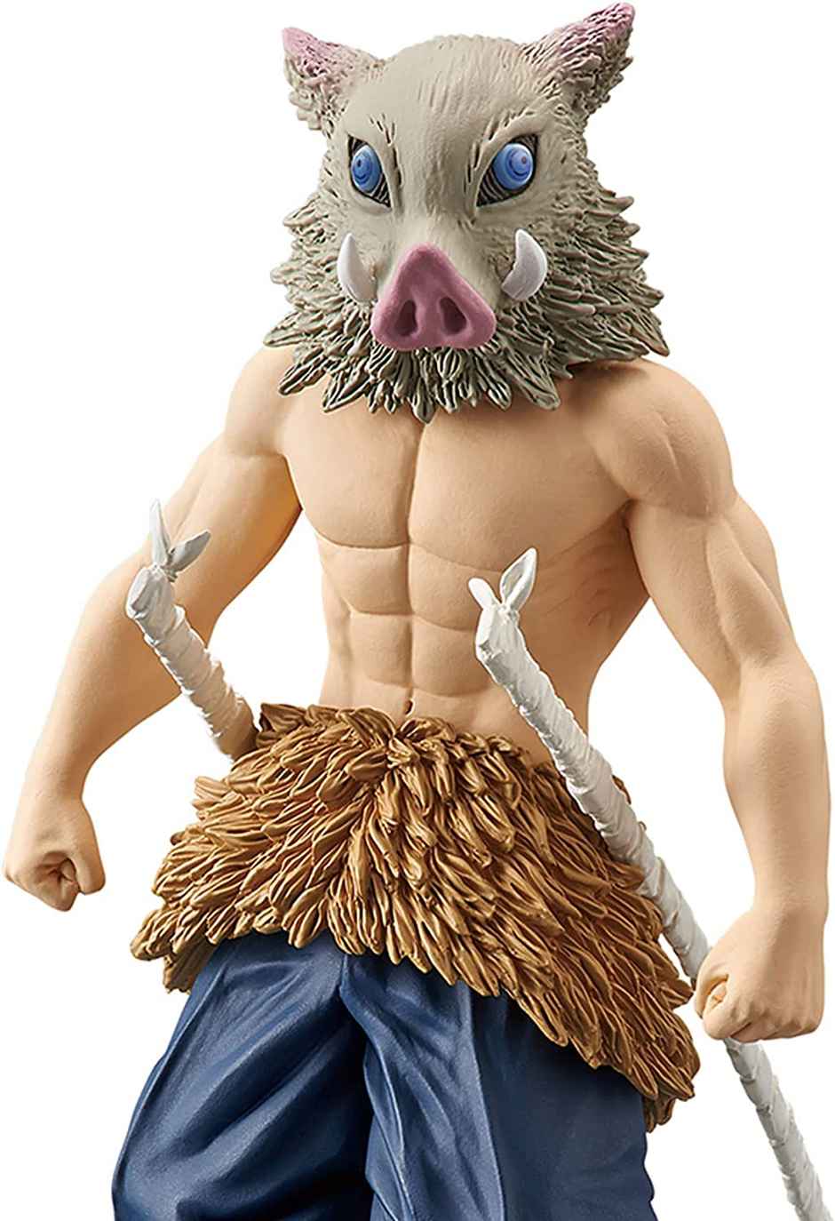 Awestuffs Inosuke Demon Slayer Action Figure Limited Edition for Car Dashboard