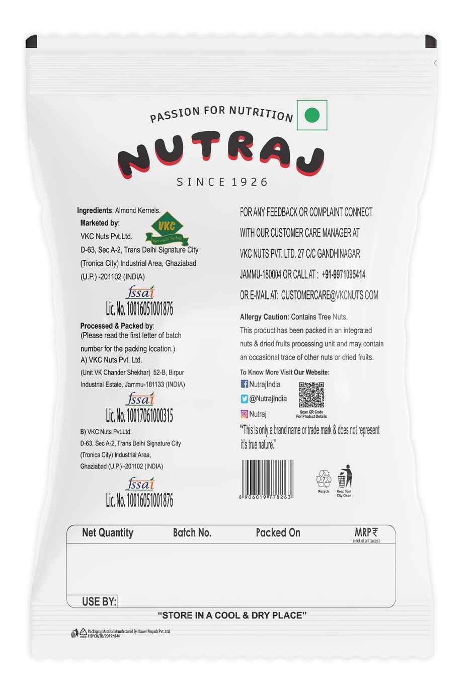Nutraj California Almond | Badam