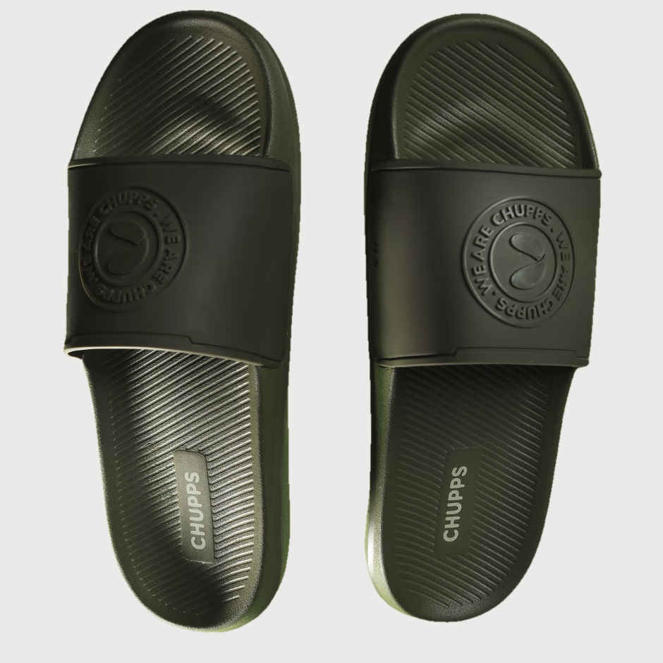 Chupps Tone Olive Men's Casual Slider - UK 6