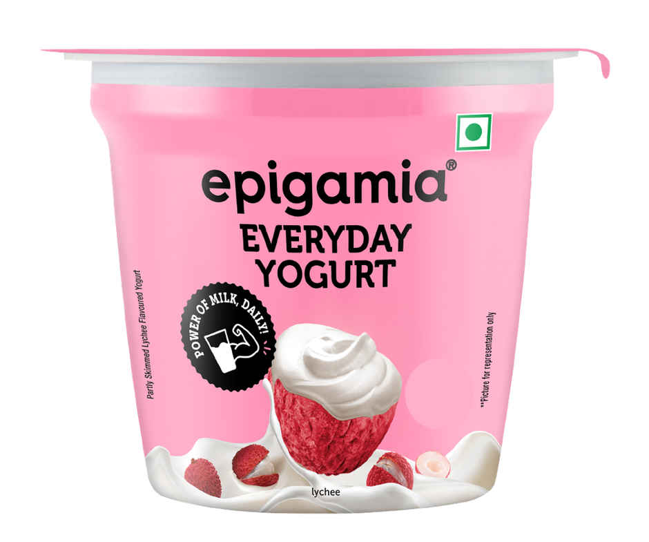 Epigamia Lychee Flavoured Yogurt Combo