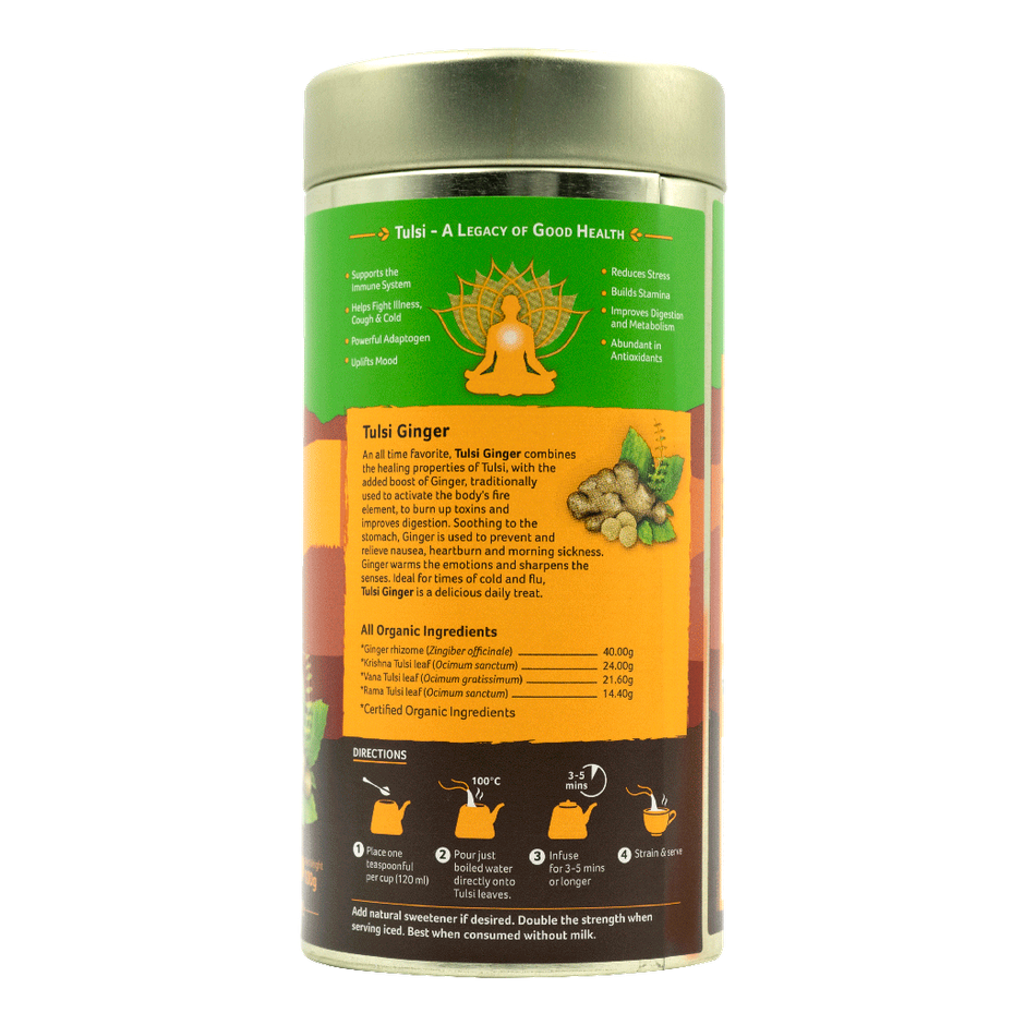 Organic India Tulsi and Ginger Organic Herbal Tea