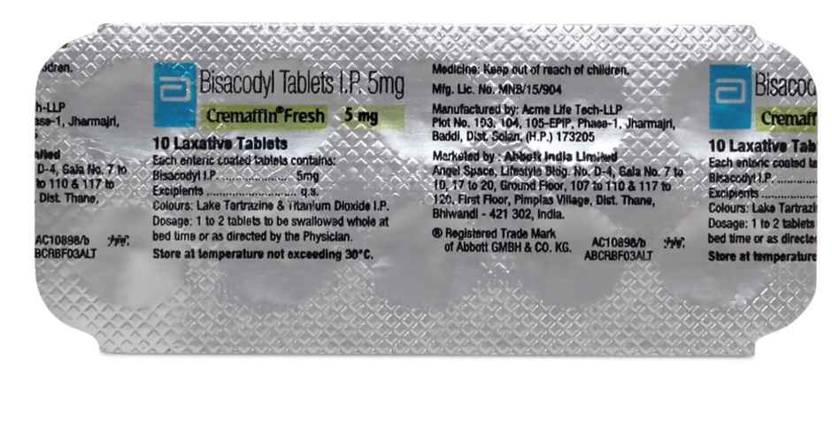 Cremaffin Fresh 5mg Tablet