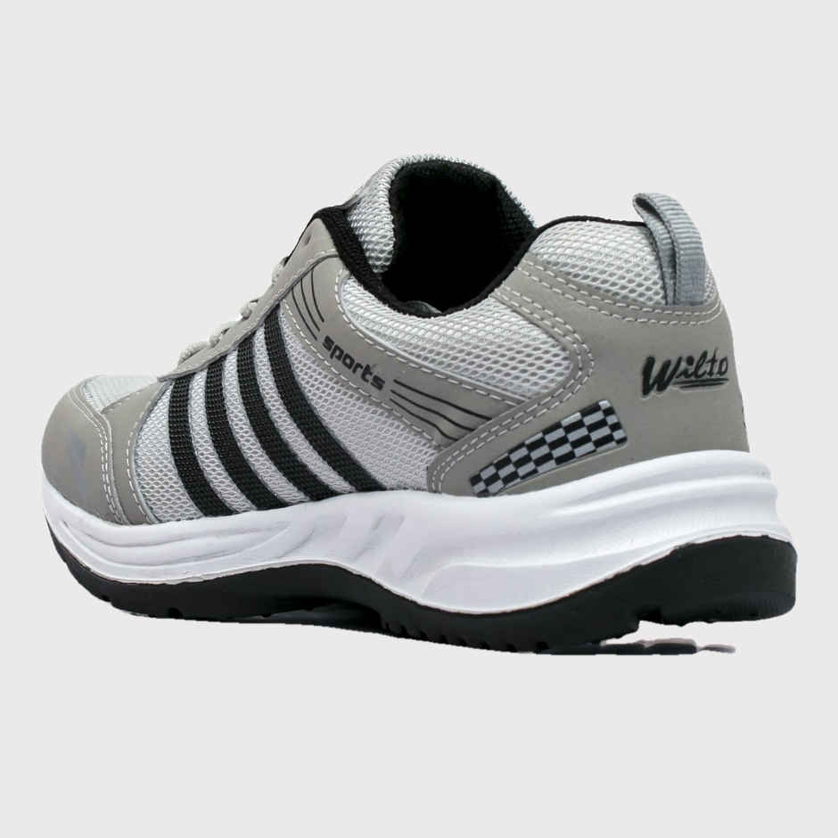 Asian Wndr-13 Men Sports Shoes | Grey-Black | Size-7