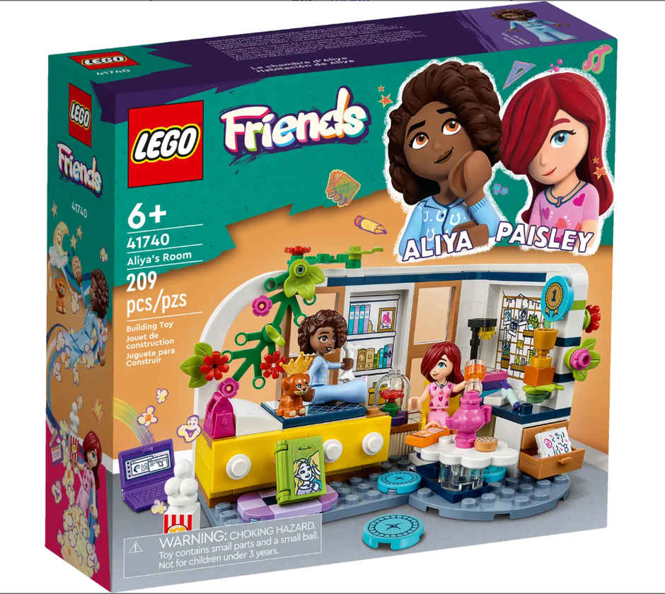 LEGO Friends Aliya's Room 41740 Building Toy Set with 2 Mini Doll characters