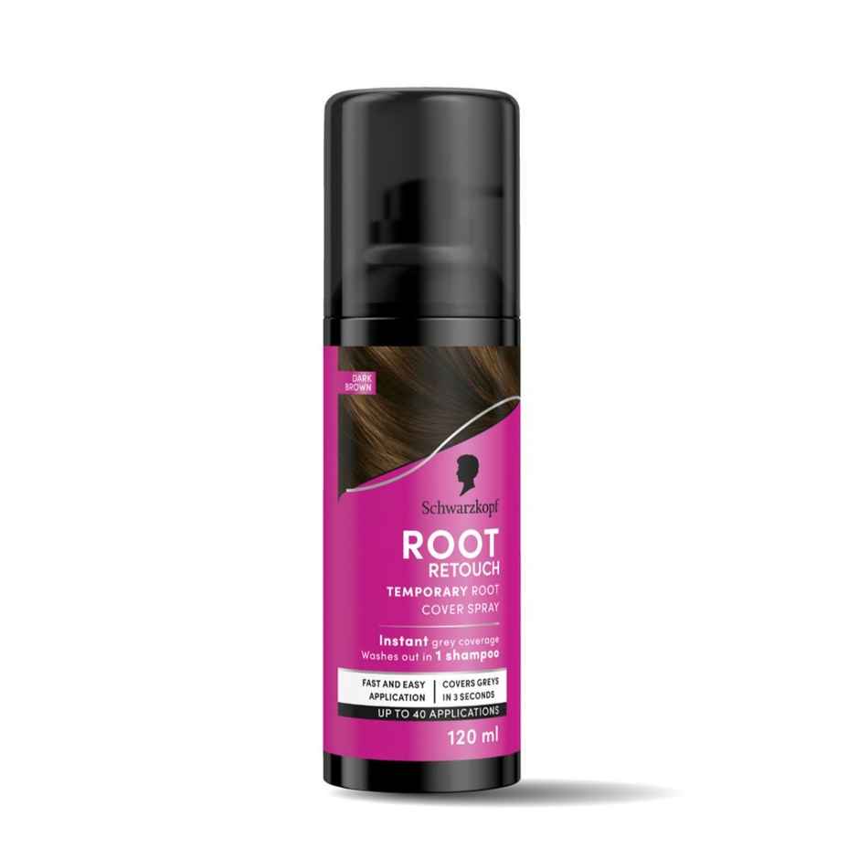 Schwarzkopf Root Retouch Temporary Root Cover Spray Hair Colour - Dark Brown
