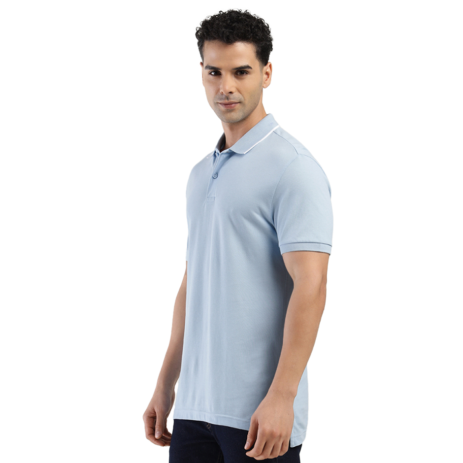 Levi's Men's 100% BCI Cotton Polo T-shirt | Sky Blue - S