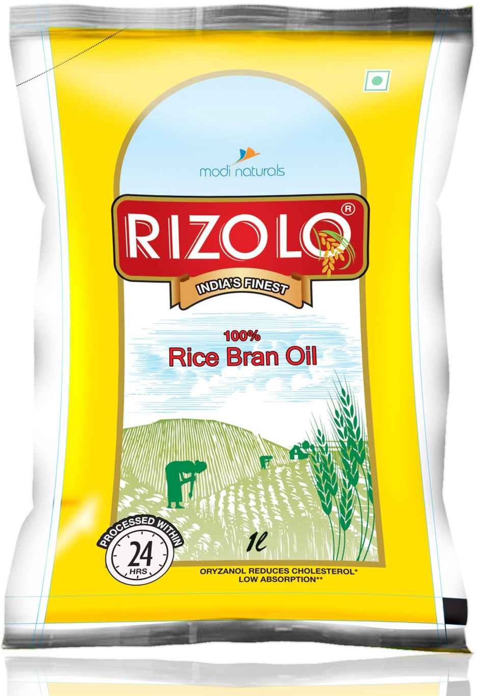 Rizolo Rice Bran Oil - Rich In Oryzanol and Vitamin E