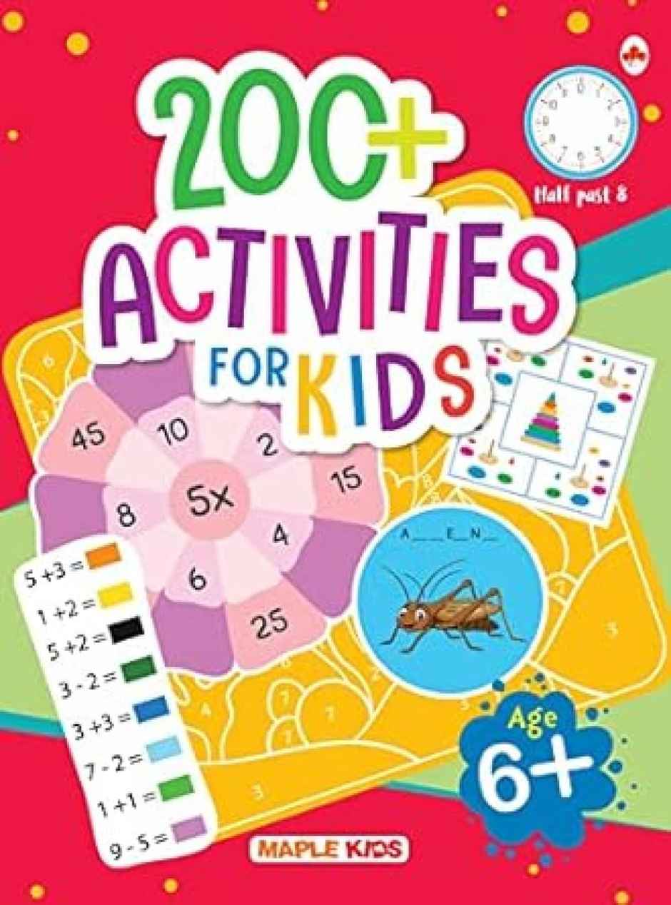 Brain Activity Book for Kids - 200+ Brain Boosting Activities for Age 6+