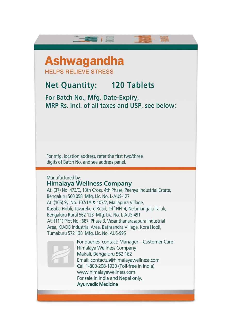 Himalaya Ashvagandha Tablets