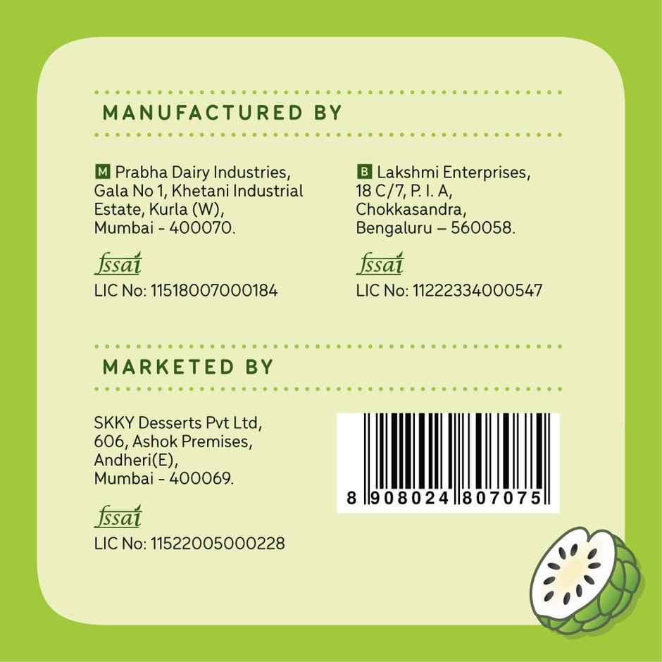 Go Zero Simply Sitaphal Low Calorie Guilt Free Ice Cream Tub