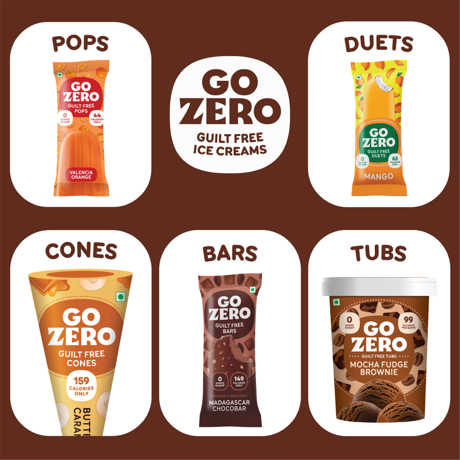 Go Zero Belgian Dark Chocolate Guilt Free Ice Cream Cup