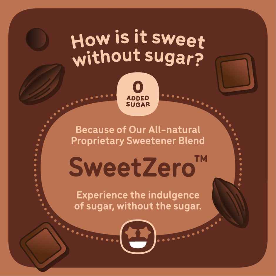 Go Zero Belgian Dark Chocolate Low Calorie Guilt Free Ice Cream Tub