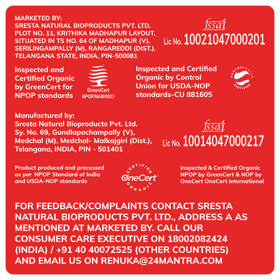 24 Mantra Organic Whole Wheat Atta