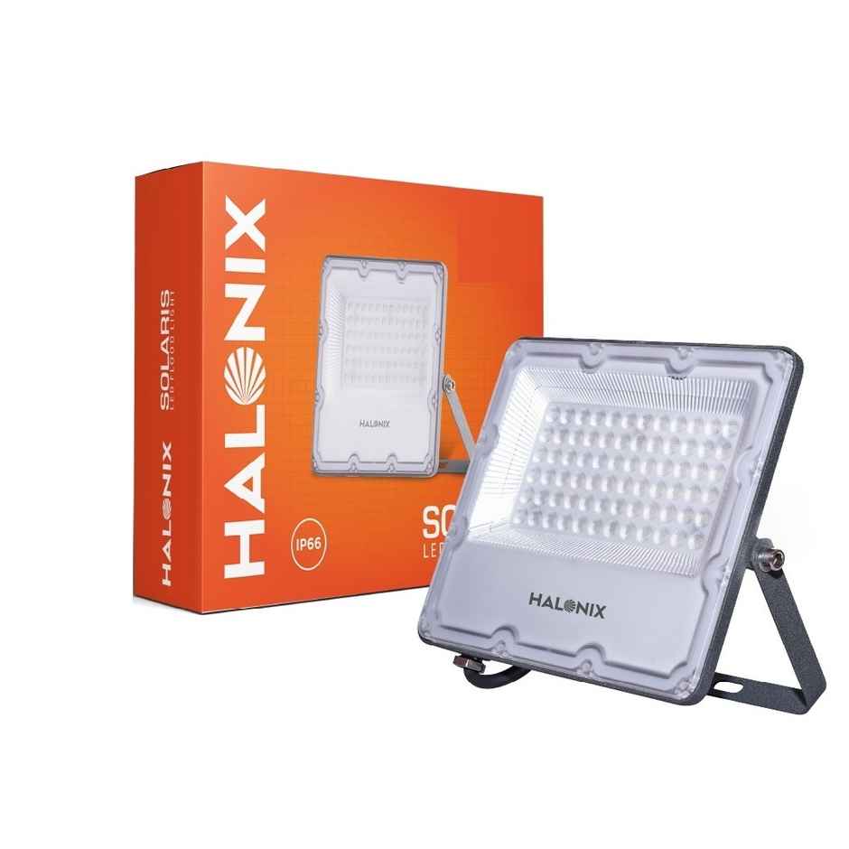 Halonix Solaris 50W Waterproof Led Flood Light, White, Pack Of 1