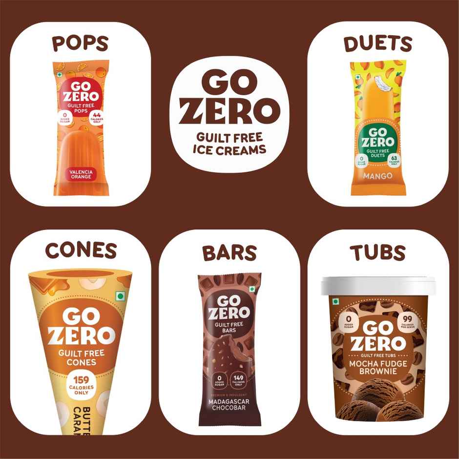 Go Zero Belgian Dark Chocolate Guilt Free Ice Cream Cup