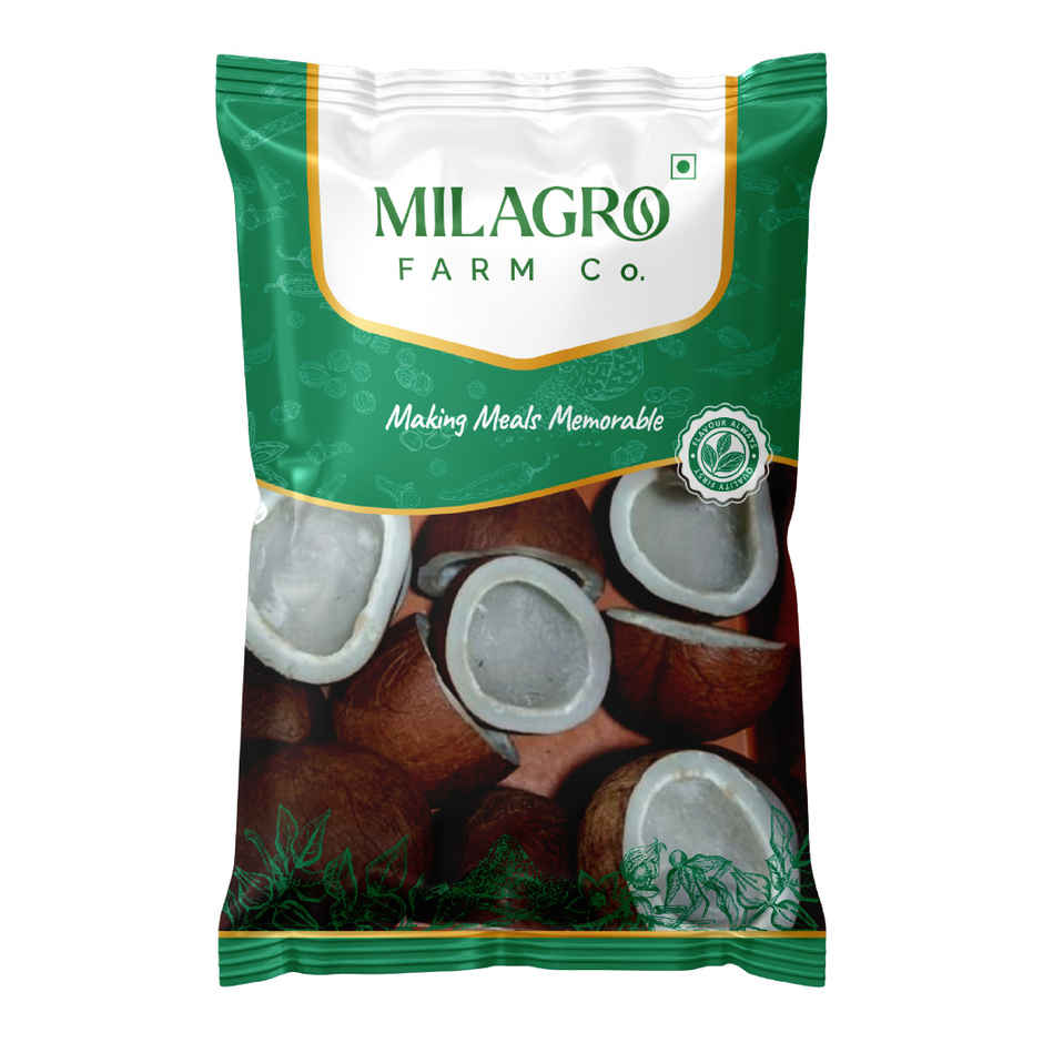 Milagro Farm Dry Coconut | Khopra Half