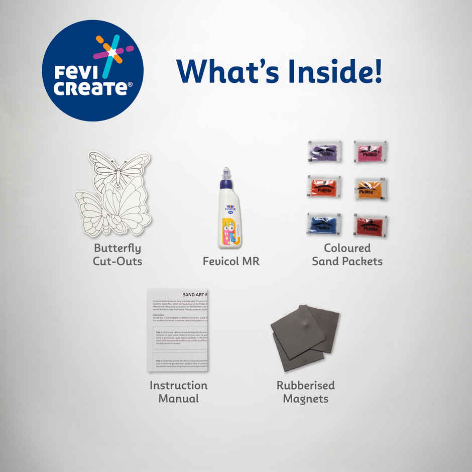 Fevicreate Surf and Sand Butterflies Art & Craft Kit