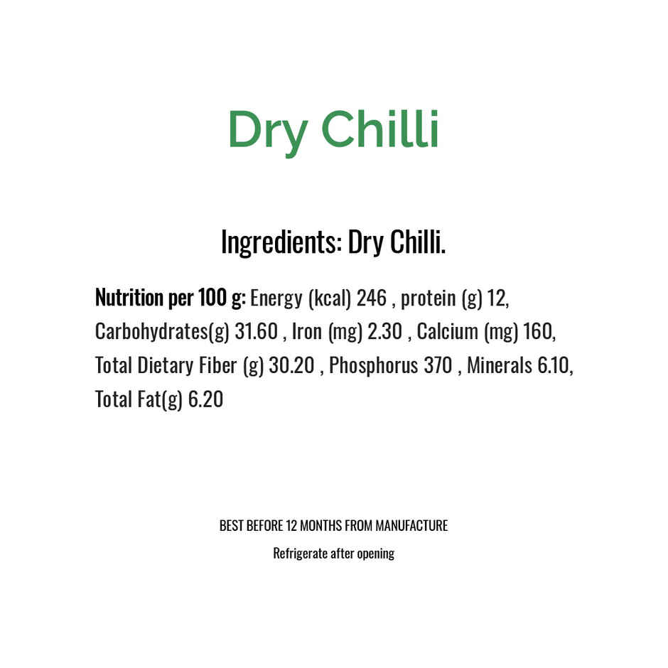 Milagro Farm Premium Guntur Dry Chilli Long