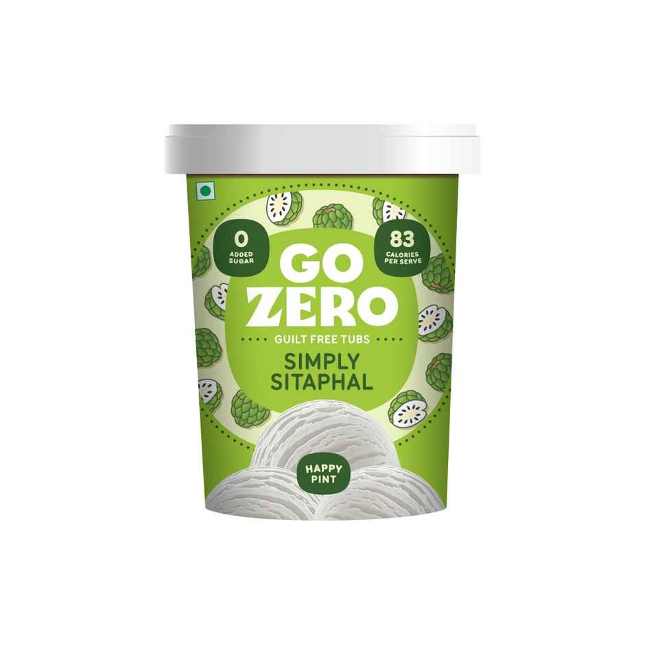 Go Zero Simply Sitaphal Low Calorie Guilt Free Ice Cream Tub