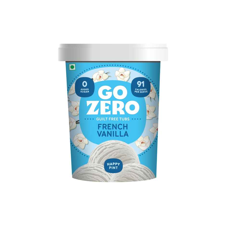 Cadbury Brownie (38g) & Go Zero French Vanilla Guilt Free Ice Cream Tub (500ml) Combo