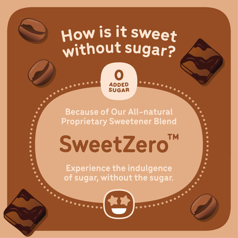 Go Zero Mocha Fudge Brownie High Protein Guilt Free Ice Cream Tub