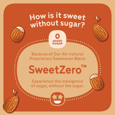 Go Zero Roasted Almond Low Calorie Guilt Free Ice Cream Tub