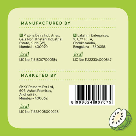 Go Zero Simply Sitaphal Low Calorie Guilt Free Icecream Tub