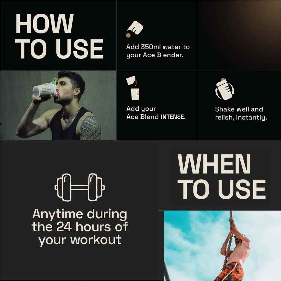 Ace Blend Intense Plant Protein Mix Pack of 4 Flavours