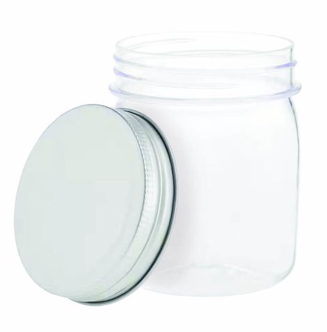 All Time Crystal Storage Jar Set Of 6 (230 Ml X 6 ), Transparent